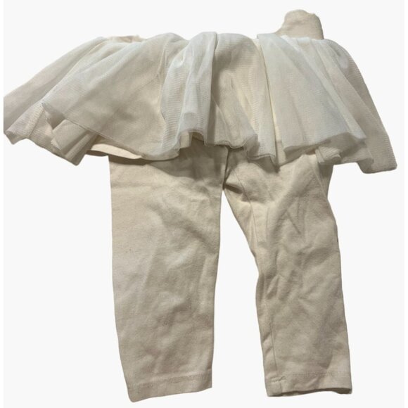 Baby GAP Leggings with TUTU Infant Girls Size 6-12 months Excellent very gently - Picture 2 of 3